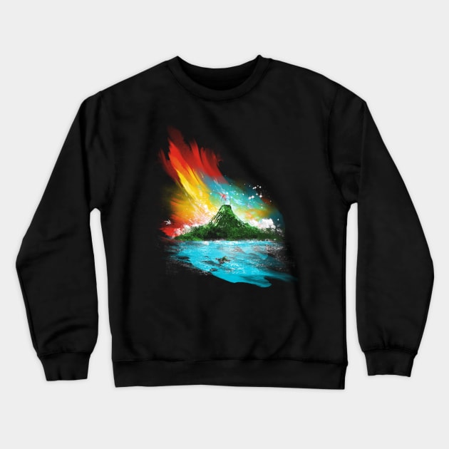 sunset on koholint Crewneck Sweatshirt by kharmazero